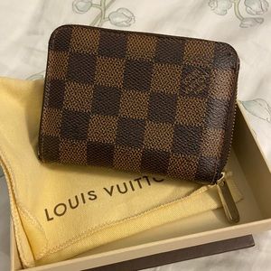 Damier Ebene coin wallet